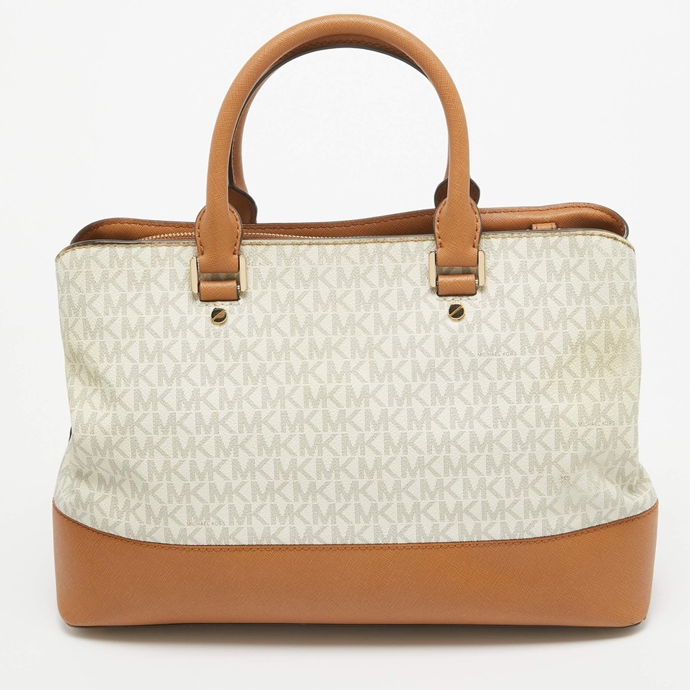 MICHAEL KORS Savanna Satchel Bag NEW - Picture 6 of 13